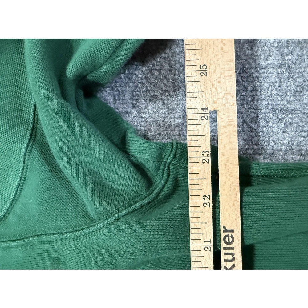 Adidas Ivy Park Sweatshirt Womens Small Green Raglan Crewneck Logo Sleeve Fleece - Picture 3 of 12
